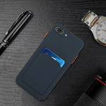 Card Slot Design Shockproof TPU Protective Case, For iPhone 8 & 7, For iPhone 8 Plus & 7 Plus, For iPhone 11, For iPhone 11 Pro
