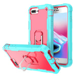 PC + Rubber 3-layers Shockproof Protective Case with Rotating Holder, For iPhone 8 Plus / 7 Plus, For iPhone 11, For iPhone 11 Pro, For iPhone 11 Pro Max