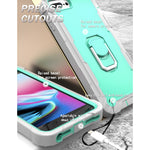 PC + Rubber 3-layers Shockproof Protective Case with Rotating Holder, For iPhone 8 Plus / 7 Plus, For iPhone 11, For iPhone 11 Pro, For iPhone 11 Pro Max