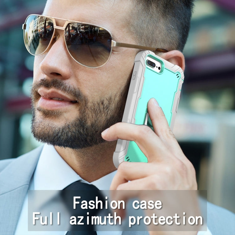 PC + Rubber 3-layers Shockproof Protective Case with Rotating Holder, For iPhone 8 Plus / 7 Plus, For iPhone 11, For iPhone 11 Pro, For iPhone 11 Pro Max