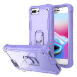 PC + Rubber 3-layers Shockproof Protective Case with Rotating Holder, For iPhone 8 Plus / 7 Plus, For iPhone 11, For iPhone 11 Pro, For iPhone 11 Pro Max