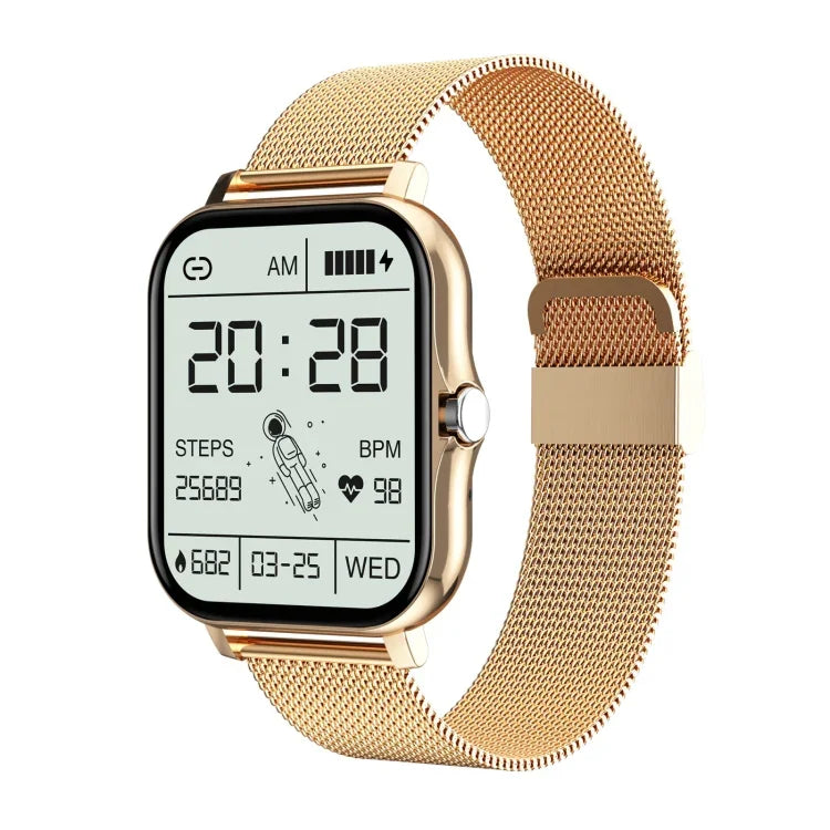 GY13 1.69 inch TFT Screen IP67 Waterproof Smart Watch, Support Music Control / Bluetooth Call / Heart Rate Monitoring / Blood Pressure Monitoring, Silicone Strap, Steel Strap