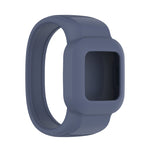 For Garmin Vivofit JR3 No Buckle Silicone Pure Color Replacement Watchband, S, L