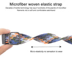 Adjustable Nylon Braided Elasticity Replacement Strap Watchband, For Samsung Galaxy Watch 42mm, For Samsung Galaxy Watch 46mm, For Samsung Galaxy Watch 3 41mm