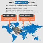 RETEVIS RB637 EU Frequency PMR446 16CHS License-free Two Way Radio Handheld Bluetooth Walkie Talkie, RB637