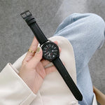 Sewing Litchi Texture Leather Replacement Strap Watchband, For Samsung Galaxy Watch Active2 44mm, For Samsung Galaxy Watch Active