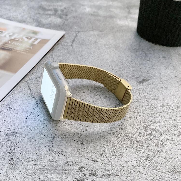 Buckle Style Steel Replacement Strap Watchband, For Apple Watch Series 7  41mm / & 6 & SE & 5 & 4 40mm, For Apple Watch Series  7  45mm / & 6 & SE & 5 & 4 44mm