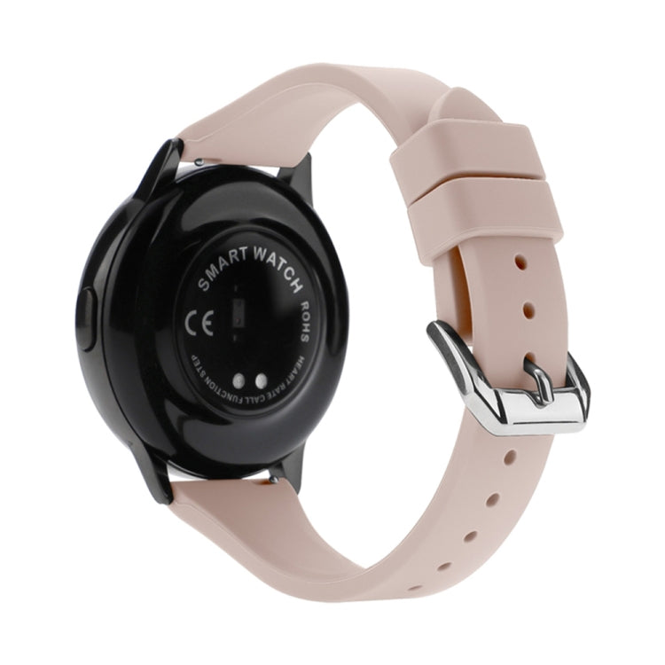 T-shaped Buckle Silicone Replacement Strap Watchband, 20mm, 22mm