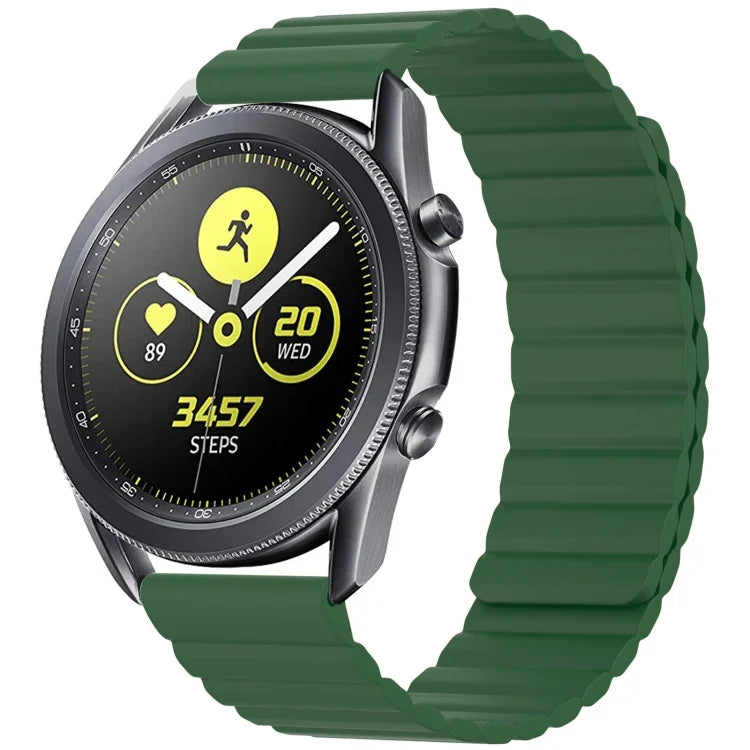 Universal Silicone Magnetic Replacement Strap Watchband, 20mm, 22mm, 20mm For Samsung Smart Watch, 22mm For Samsung Smart Watch