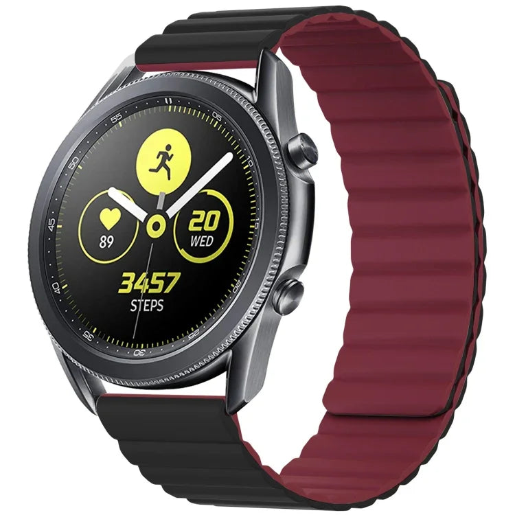 Universal Silicone Magnetic Replacement Strap Watchband, 20mm, 22mm, 20mm For Samsung Smart Watch, 22mm For Samsung Smart Watch