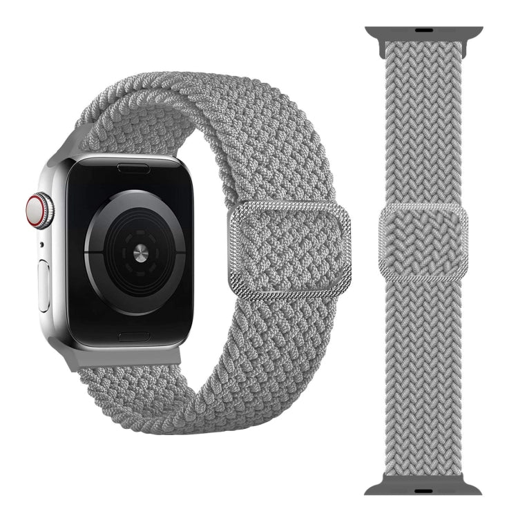 Buckle Braided Elastic Strap Watch Band For Apple Watch Series 9&8&7 41mm / SE 3&SE 2&6&SE&5&4 40mm / 3&2&1 38mm(Rainbow Color), For Apple Watch Series 8&7 41mm / SE 2&6&SE&5&4 40mm / 3&2&1 38mm                                                          ...