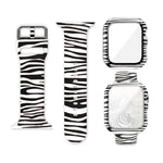 Silicone Printing Integrated Replacement Watch Case Watchband, For Apple Watch Series 3 & 2 & 1 38mm