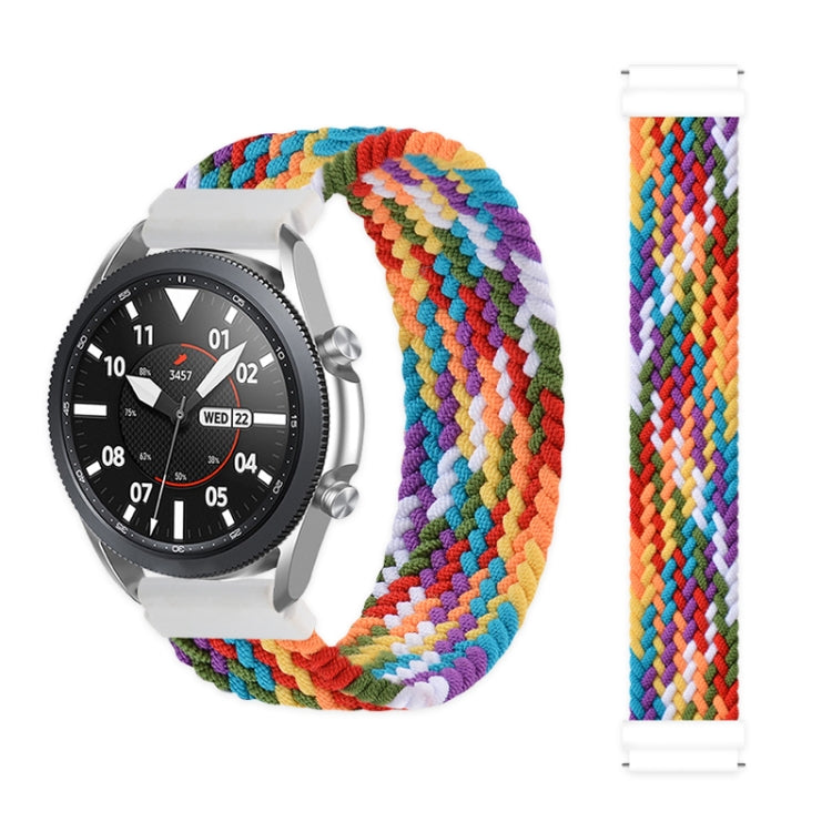 For Huawei Watch 3 / 3 Pro Adjustable Nylon Braided Elasticity Replacement Strap Watchband, 165mm
