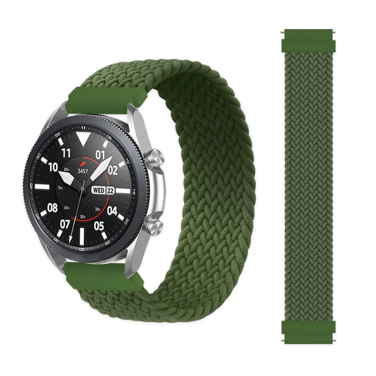 For Huawei Watch 3 / 3 Pro Adjustable Nylon Braided Elasticity Replacement Strap Watchband, 165mm