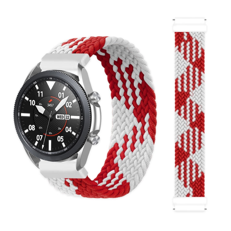 For Samsung Galaxy Watch 3 41mm Adjustable Nylon Braided Elasticity Replacement Strap Watchband, 125mm, 135mm, 145mm, 155mm