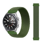 For Samsung Galaxy Watch 3 41mm Adjustable Nylon Braided Elasticity Replacement Strap Watchband, 125mm, 135mm, 145mm, 155mm