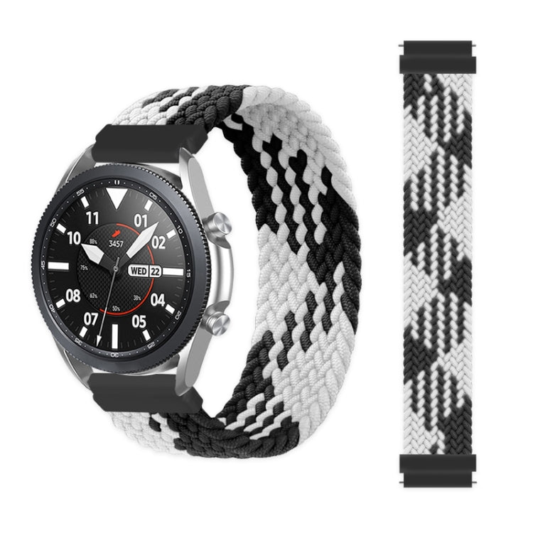 For Samsung Galaxy Watch 3 41mm Adjustable Nylon Braided Elasticity Replacement Strap Watchband, 125mm, 135mm, 145mm, 155mm