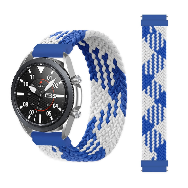 For Samsung Galaxy Watch 3 45mm Adjustable Nylon Braided Elasticity Replacement Strap Watchband, 125mm, 135mm, 145mm, 155mm