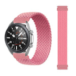 For Samsung Galaxy Watch Active / Active2 40mm / Active2 44mm Adjustable Nylon Braided Elasticity Replacement Strap Watchband, 165mm