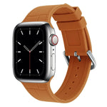 Bamboo Joint Silicone Replacement Strap Watchband, For Apple Watch Series 7  41mm / & 6 & SE & 5 & 4 40mm, For Apple Watch Series  7  45mm / & 6 & SE & 5 & 4 44mm