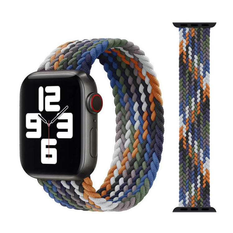 Metal Head Braided Nylon Replacement Watchbands, Size: L 155mm For Apple Watch Series 6 & SE & 5 & 4 40mm / 3 & 2 & 1 38mm, L 155mm 40mm / 38mm