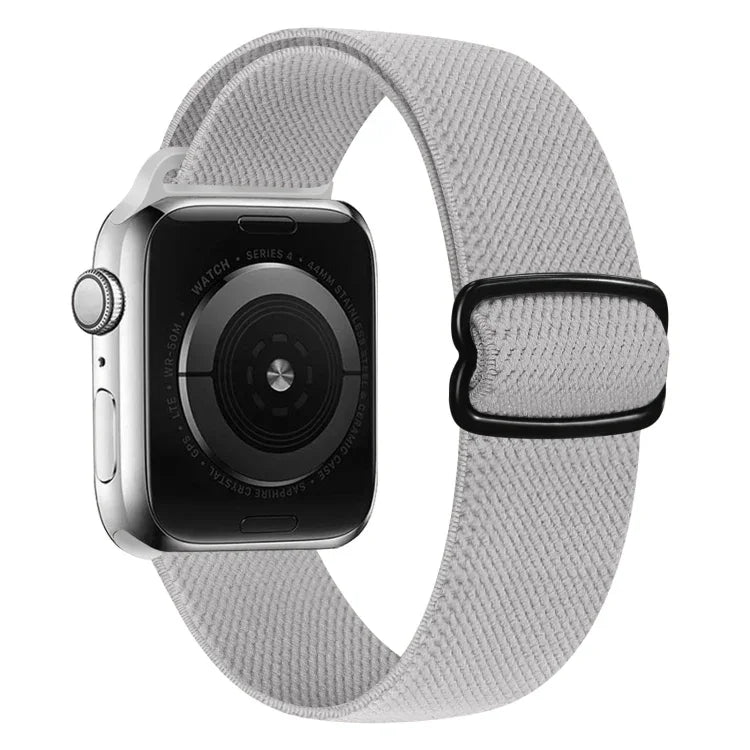 8-shaped Buckle Nylon Replacement Strap Watchband, For Apple Watch Series 9&8&7 41mm / SE 3&SE 2&6&SE&5&4 40mm / 3&2&1 38mm, For Apple Watch Series  7  45mm / & 6 & SE & 5 & 4 44mm