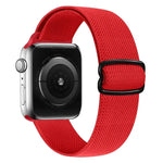 8-shaped Buckle Nylon Replacement Strap Watchband, For Apple Watch Series 9&8&7 41mm / SE 3&SE 2&6&SE&5&4 40mm / 3&2&1 38mm, For Apple Watch Series  7  45mm / & 6 & SE & 5 & 4 44mm