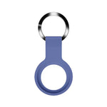 Mutural Liquid Silicone Protective Case with Key Ring for AirTag 2nd Gen / AirTag 1st Gen