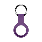 Mutural Liquid Silicone Protective Case with Key Ring for AirTag 2nd Gen / AirTag 1st Gen