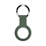 Mutural Liquid Silicone Protective Case with Key Ring for AirTag 2nd Gen / AirTag 1st Gen