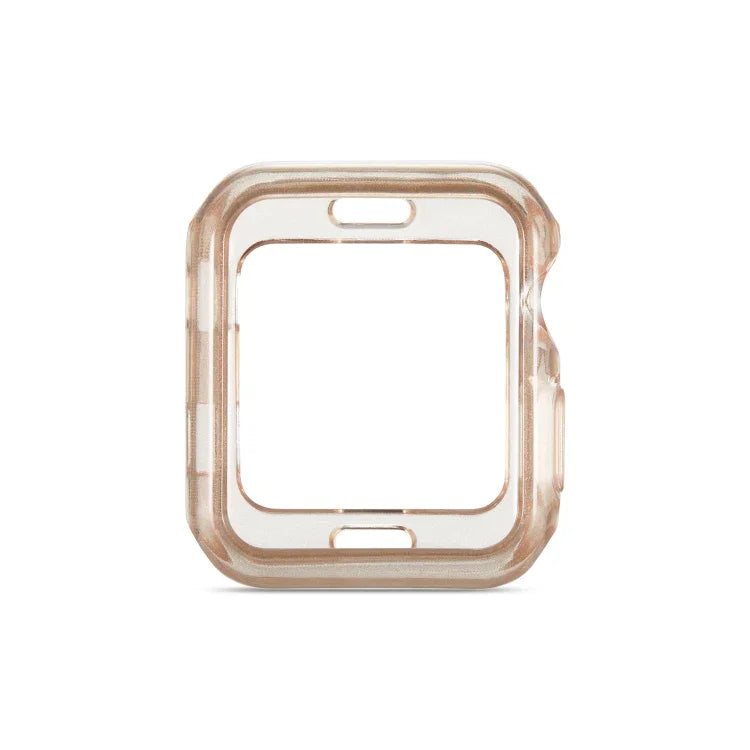 Glitter Powder TPU Protective Case, For Apple Watch Series 6 / 5 / 4 / Watch SE 44mm, For Apple Watch Series 3 & 2 & 1 42mm, For Apple Watch Series 6 / 5 / 4 / Watch SE 40mm, For Apple Watch Series 3 & 2 & 1 38mm