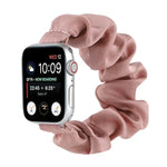 Scarf Hair Tie Replacement Watchbands For Apple Watch Series, 7 45mm / 6 & SE & 5 & 4 44mm / 3 & 2 & 1 42mm, 7 41mm / 6 & SE & 5 & 4 40mm / 3 & 2 & 1 38mm