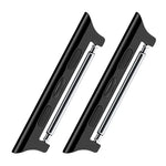 2 PCS Watchbands Stainless Steel Acoustic Ear Connector, Width: 24mm For Apple Watch Series 6 & SE & 5 & 4 44mm / 3 & 2 & 1 42mm, Width: 24mm For Apple Watch 44mm / 42mm