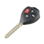 4-button Car Remote Control Key GQ4-29T 314MHZMHZ + 67 Chip for Toyota Corolla 2008-2010, For Toyota Corolla 2008-2010 4-button 67 Chip