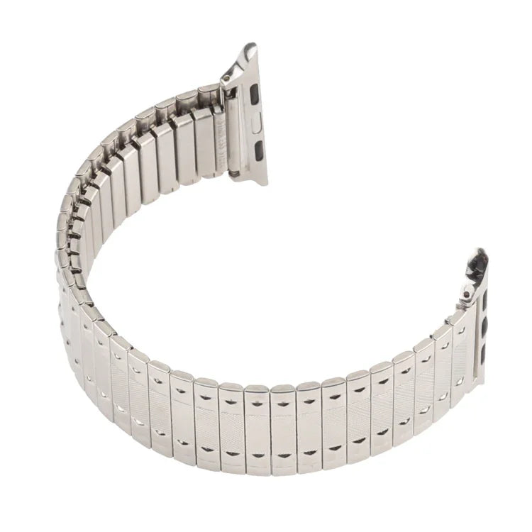 Aluminum Alloy Steel Replacement Watchband For Apple Watch Series, 7 45mm / 6 & SE & 5 & 4 44mm / 3 & 2 & 1 42mm, 7 41mm / 6 & SE & 5 & 4 40mm / 3 & 2 & 1 38mm