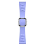 Modern Style Silicone Replacement Strap Watchband For Apple Watch Series 6 & SE & 5 & 4 40mm / 3 & 2 & 1 38mm, Black Buckle, Rose Gold Buckle, Silver Buckle