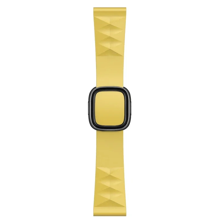 Modern Style Silicone Replacement Strap Watchband For Apple Watch Series 6 & SE & 5 & 4 44mm / 3 & 2 & 1 42mm, Black Buckle, Rose Gold Buckle, Silver Buckle