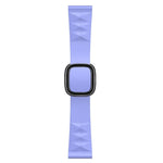 Modern Style Silicone Replacement Strap Watchband For Apple Watch Series 6 & SE & 5 & 4 44mm / 3 & 2 & 1 42mm, Black Buckle, Rose Gold Buckle, Silver Buckle