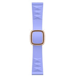 Modern Style Silicone Replacement Strap Watchband For Apple Watch Series 6 & SE & 5 & 4 44mm / 3 & 2 & 1 42mm, Black Buckle, Rose Gold Buckle, Silver Buckle