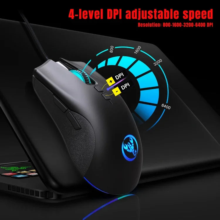 HXSJ P8+V100+A883 Keyboard Mouse Converter + One-handed Keyboard + Programming Gaming Mouse Set, P8+V100+A883