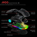 HXSJ V100+J900+P8 One-handed Keyboard + Programming Gaming Mouse + Keyboard Mouse Converter Set, V100+J900+P8