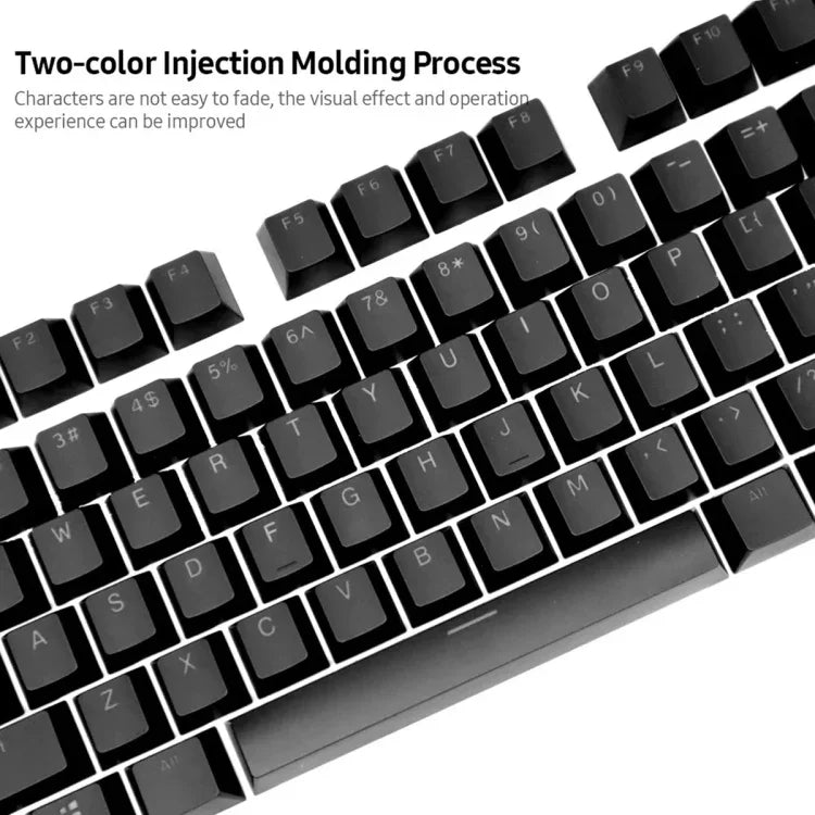HXSJ P9 104 Keys PBT Color Mechanical Keyboard Keycaps