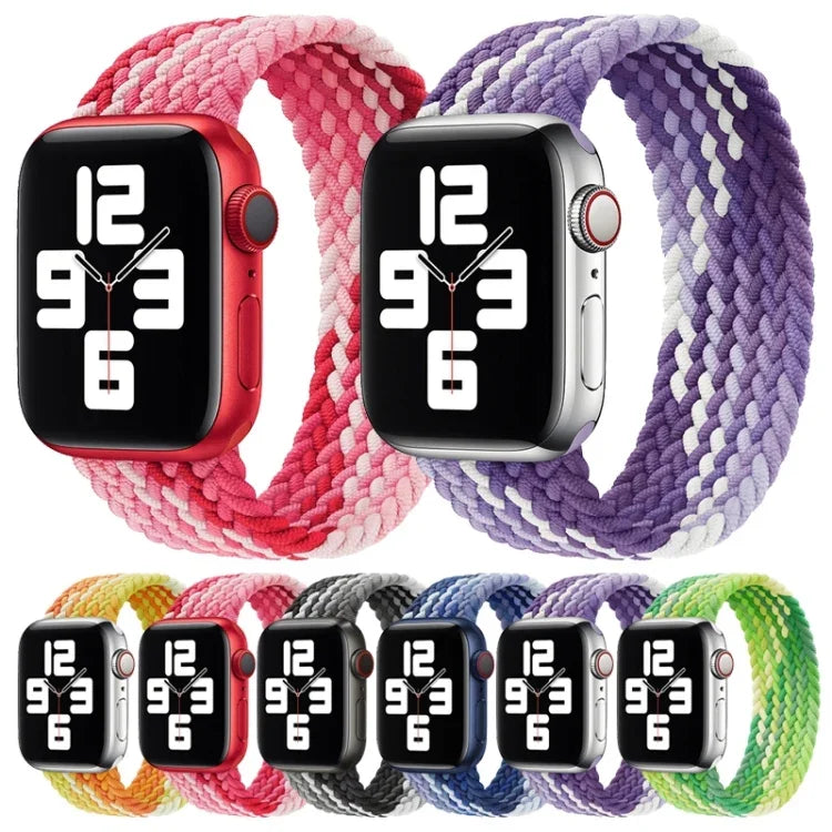 Single Loop Weaving Nylon Replacement Watchband, Size: XS 135mm For Apple Watch Series 6 & SE & 5 & 4 44mm / 3 & 2 & 1 42mm, XS 135mm 44mm / 42 mm