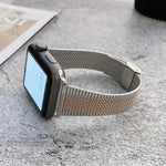 Small Waist Steel Replacement Strap Watchband, For Apple Watch Series 7  41mm / & 6 & SE & 5 & 4 40mm, For Apple Watch Series  7  45mm / & 6 & SE & 5 & 4 44mm