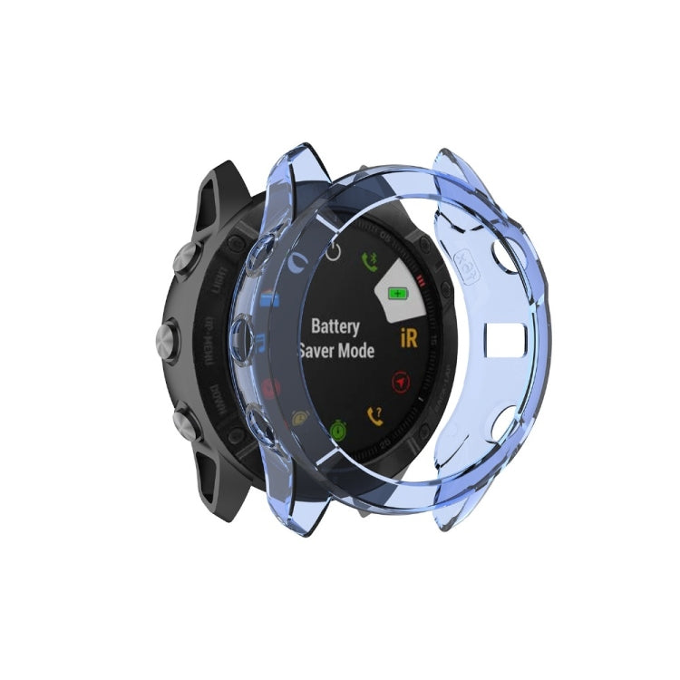 Smart Watch Half Coverage TPU Protective Case, For Garmin Fenix 6 / 6 Pro, For Garmin Fenix 6S / 6S Pro, For Garmin Fenix 6X / 6X Pro