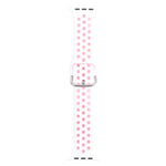 Metal Buckle Silicone Replacement Watchband For Apple Watch Series, 7 41mm / 6 & SE & 5 & 4 40mm / 3 & 2 & 1 38mm, 7 45mm / 6 & SE & 5 & 4 44mm / 3 & 2 & 1 42mm