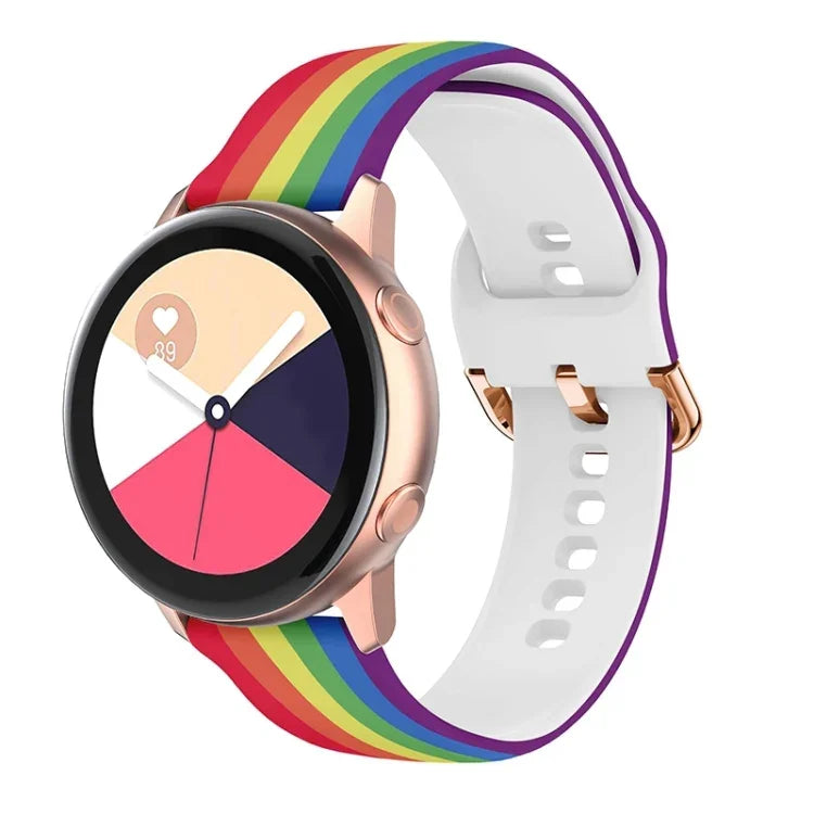 Silicone Printing Replacement Strap Watchband, For Samsung Galaxy Watch 46mm