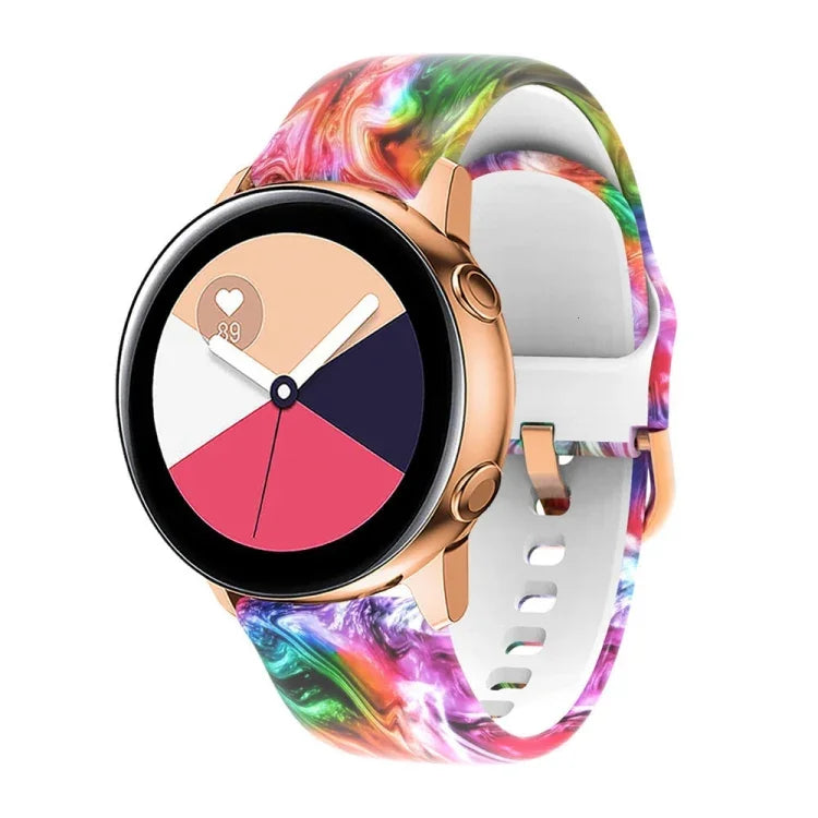 Silicone Printing Replacement Strap Watchband, For Samsung Galaxy Watch 46mm