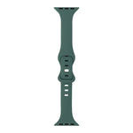 Slimming 8-buckle Silicone Replacement Strap Watchband, For Apple Watch Series 7  41mm / & 6 & SE & 5 & 4 40mm, For Apple Watch Series  7  45mm / & 6 & SE & 5 & 4 44mm