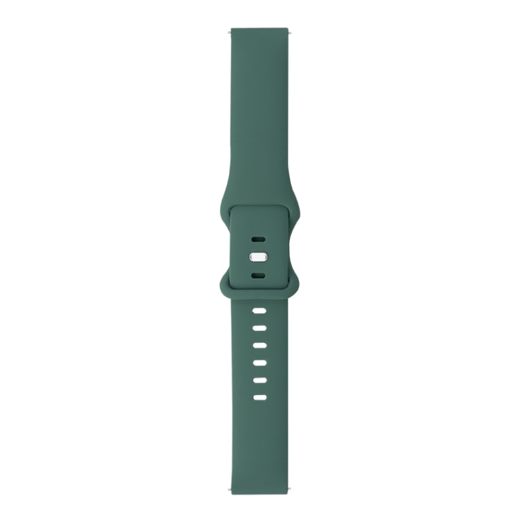 8-buckle Silicone Replacement Strap Watchband, For Samsung Galaxy Watch 3 41mm, For Samsung Galaxy Watch 3 45mm, For Samsung Galaxy Watch 42mm, For Samsung Galaxy Watch 46mm